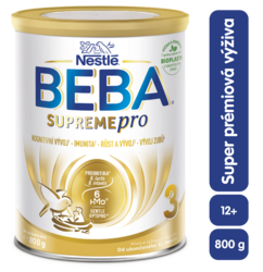BEBA SUPREMEpro 3, 6 HMO, mléko pro malé děti, 800 g