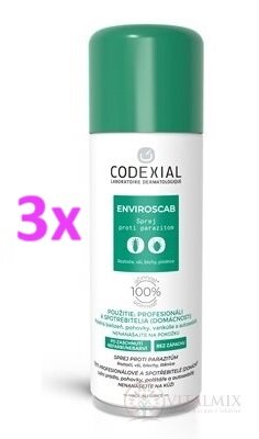 ENVIROSCAB SPRAY proti svrabu a jiným parazitům 3x200ml