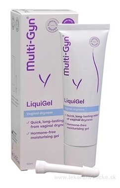 MULTI-GYN LIQUIGEL vaginální lubrikační, bioaktivní, k odstranění suchosti pochvy, 1x50ml