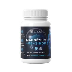 VITALMIX MAGNÉZIUM+B6+ZINOK 90+20tbl ZDARMA - proti křečím a únavě
