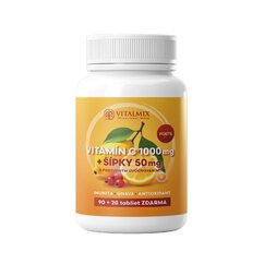 VITALMIX VITAMÍN C 1000mg+ŠIPKY 50mg FORTE 90+20tbl ZDARMA 