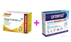 OMEGA 3 FORTE CPS 120+60cps + ZDARMA Proenzi ACTIVE KOLAGEN 11 000 1x14ks