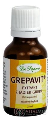 Dr.Popov Grepavit (grep - extrakt z jader) gtt 1x25 ml