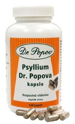 DR. POPOV PSYLLIUM ZN. Psyllicol cps 1x120 ks