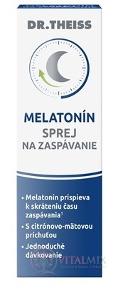Dr.Theiss MELATONÍN SPREJ na usínání s citronově-mátovou příchutí 1x30 ml