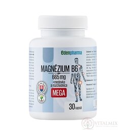 EDENPharma magnézium B6 MEGA cps 1x30 ks
