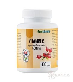 EDENPharma VITAMIN C 500 mg tbl s postupným uvolňováním 1x100 ks