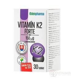 EDENPharma VITAMIN K2 Forte tbl 1x30 ks