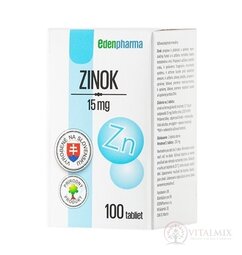 EDENPharma ZINEK 15 mg tbl 1x100 ks