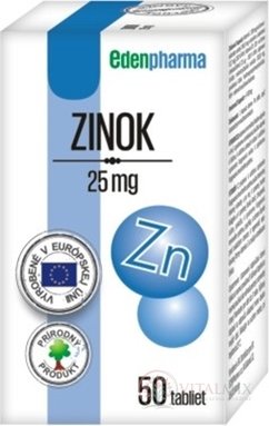 EDENPharma ZINEK 25 mg tbl 1x50 ks