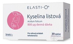 Elasti-Q KYSELINA LISTOVÁ 800 mikrogramů tbl 1x30 ks