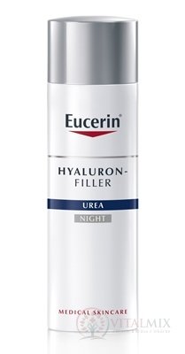 Eucerin HYAL-UREA noční krém proti vráskám pro suchou pleť 1x50 ml