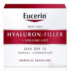 Eucerin HYALURON-FILLER + Volume-Lift Denní krém Anti-Age, pro normální pleť 1x50 ml