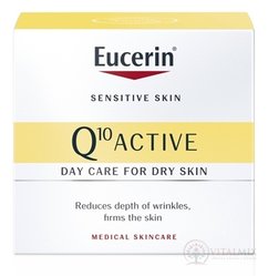 Eucerin Q10 ACTIVE denní krém proti vráskám vyhlazující na citlivou pokožku 1x50 ml