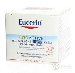 Eucerin Q10 ACTIVE noční krém proti vráskám regenerační na citlivou pokožku 1x50 ml