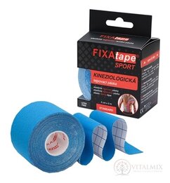 FIXAtape SPORT STANDARD Kinesiology elastická tejpovací páska modrá, 5 cm x 5 m 1x1 ks