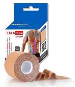 FIXAtape SPORT STANDARD Kinesiology elastická tejpovací páska tělová, 5 cm x 5 m 1x1 ks