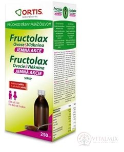 Fructolax Ovoce a vláknina SIRUP (příchuť jablka) 1x250 ml