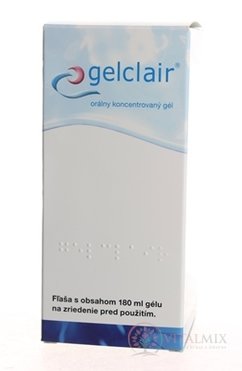 GELCLAIR GEL NA eliminaci leží ÚST DUTINY gel ora 1x180 ml