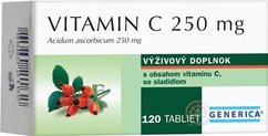 GENERICA Vitamin C 250 mg tbl 1x120 ks
