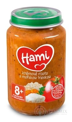 Hami příkrm Krémové rizoto s mořskou treskou (od ukonč. 8. měsíce) 1x200 g