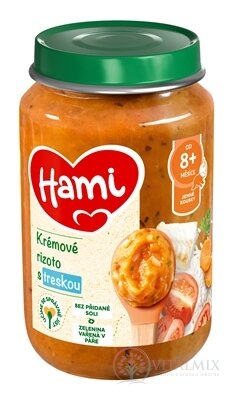 Hami příkrm Krémové rizoto s mořskou treskou (od ukonč. 8. měsíce) 1x200 g