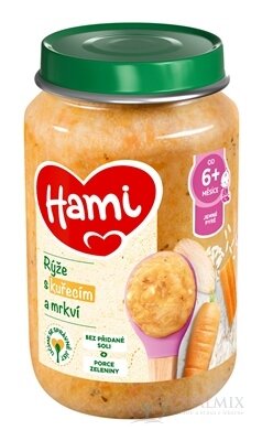Hami příkrm Rýže s kuřetem a mrkví (od ukonč. 6. měsíce) 1x200 g