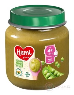 Hami zeleninový příkrm Zelený hrášek první lžička (od ukonč. 4. měsíce) 1x125 g