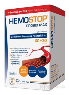HemoStop Probio Max - DA VINCI cps 60+30 zdarma (90 ks)