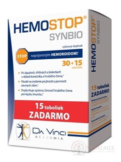 HEMOSTOP SYNBIO - DA VINCI cps 30+15 zadarmo (45 ks) 