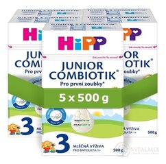 HiPP 3 JUNIOR COMBIOTIK mléčná výživa pro batolata (od 1 roku) 5x500 g