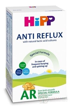 HiPP Anti-Reflux AR, speciální kojenecká výživa při ublinkávání, 300 g