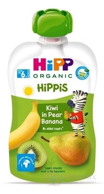 HiPP HiPP 100% Ovoce Hruška Banán Kiwi kapsička (od ukonč. 5. měsíce) ovocný příkrm 1x100 g