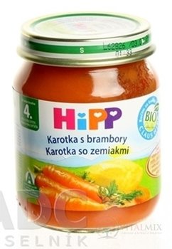 HiPP Příkrm Karotka s bramborami zeleninový (od ukonč. 4. měsíce) 1x125 g