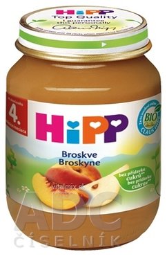 HiPP Příkrm ovocný Broskve nová receptura 2016, (od ukonč. 4. měsíce) 1x125 g