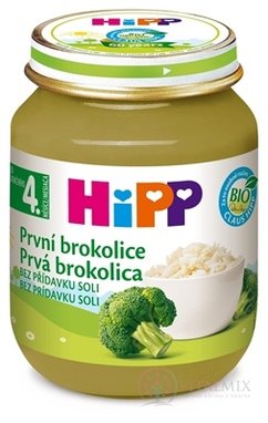 HIPP Příkrm První brokolice zeleninový (od ukonč. 4. měsíce) 1x125 g