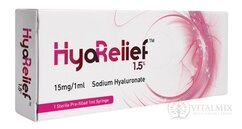 HyaRelief 1,5% gel hyaluronátu sodného 15 mg v předplněné stříkačce 1x1 ml