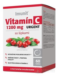 Imunit Vitamin C 1200 mg URGENT tbl s postupným uvolňováním 1x60 ks