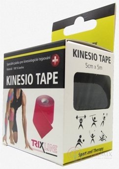 Kinesio TAPE TRIXLINE černá, 5 cm x 5 m, 1x1 ks