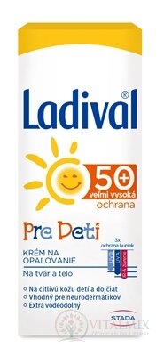 Ladival PRO DĚTI FACE SPF 50+ krém na opalování 1x50 ml