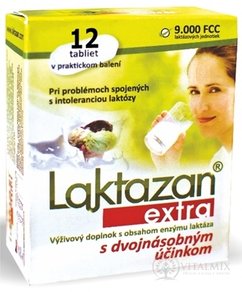 LAKTAZAN extra tbl 9000 FCC 1x12 ks