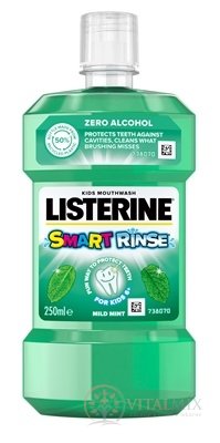 LISTERINE Smart Rinse Mint ústní voda 1x250 ml