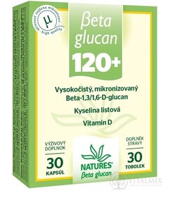 NATURES Betaglucan 120+ cps 1x30 ks