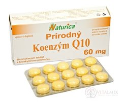 Naturica Přírodní KOENZYM Q10 60 mg tbl 1x30 ks