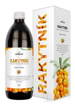 Nefdesanté RAKYTNÍK šťáva, s vitamínem C, 1x500 ml