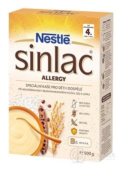 Nestlé Sinlac allergy kaše nemléčná, bezlepková (od ukonč. 4. měsíce) 1x500 g