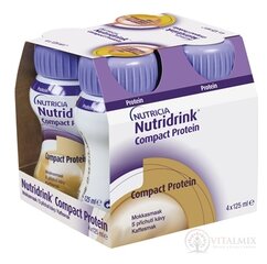 Nutridrink Compact Protein s příchutí mocca 4x125 ml (500 ml)