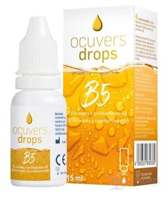 Ocuvers drops B5 oční kapky s provitaminem B5, 1x15 ml