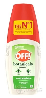 OFF! Botanicals rozprašovač repelent, na rostlinné bázi 1x100 ml