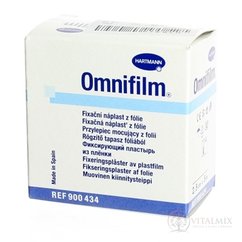 Omnifilm hypoalergenní náplast fixační z transparentní fólie (2,5cmx5m) 1x1 ks
